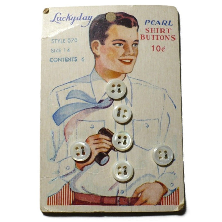 14L Luckyday Carded Buttons