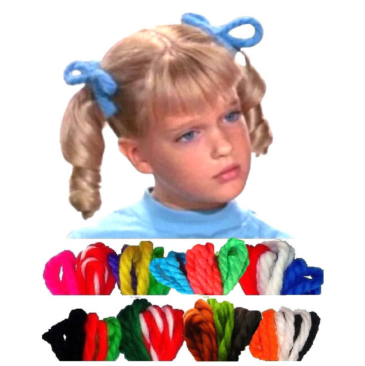 hair ties from the 80s