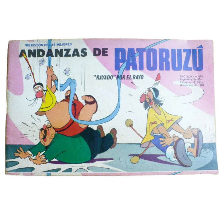 Las Aventuras de Patoruzú (1984) - Argentine Comic, Spanish front cover on white background.