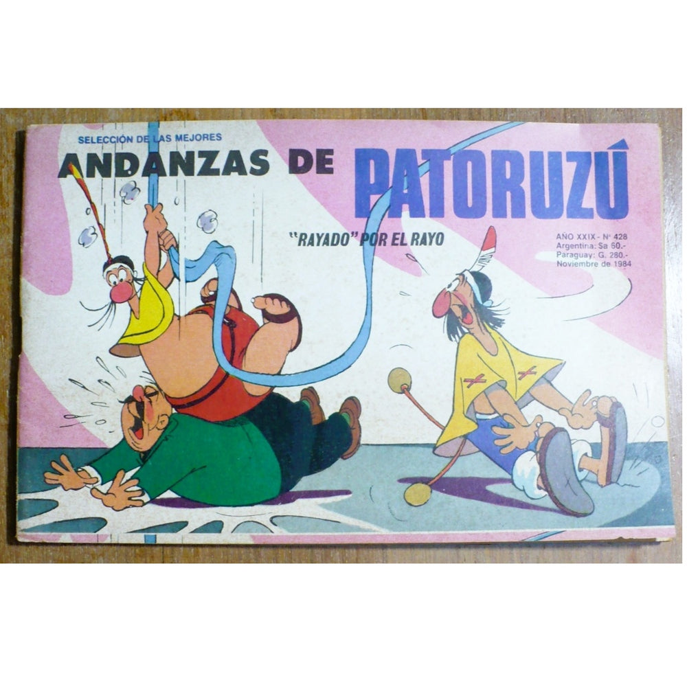 Las Aventuras de Patoruzú, Vintage Argentine Comic Book, Spanish, 1984.