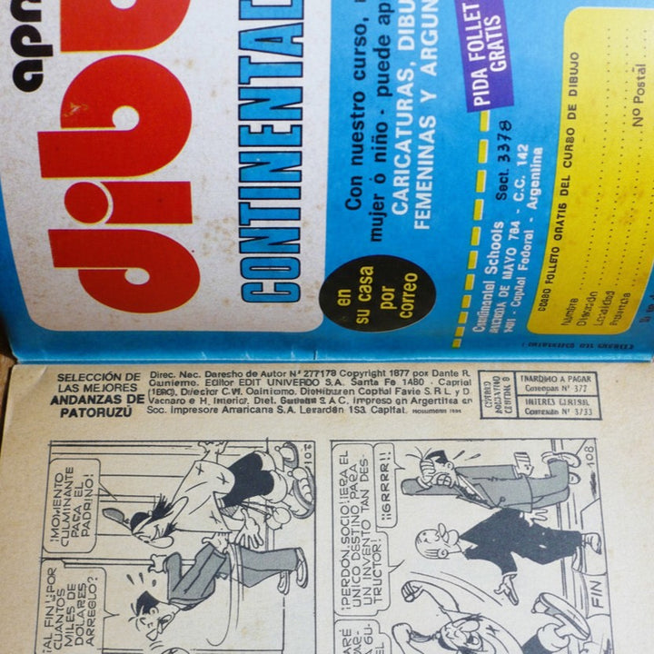 Las Aventuras de Patoruzú, Vintage Argentine Comic Book, Spanish, 1984.