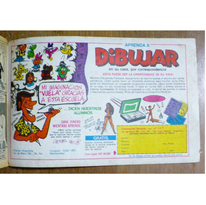 Locuras de Cañones El Benefactor by Dante Quinterno, 1979.