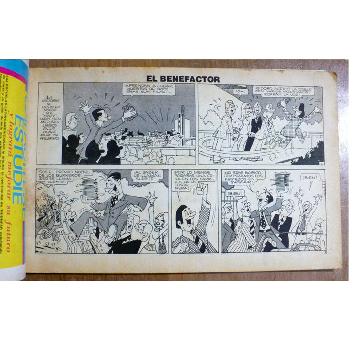 Locuras de Cañones El Benefactor by Dante Quinterno, 1979.