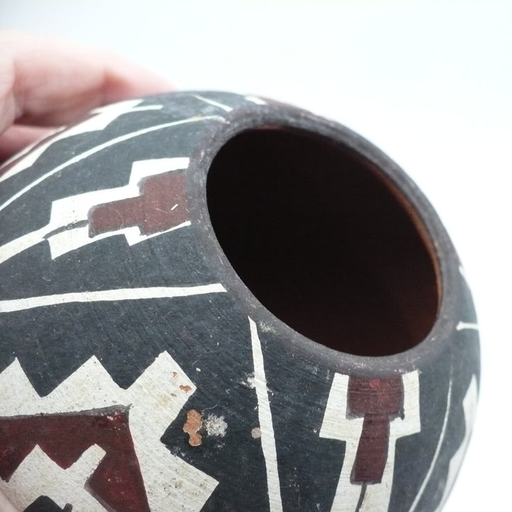 Mid-century Chile Diaguita Style Seed Pot, Cabinet Size
