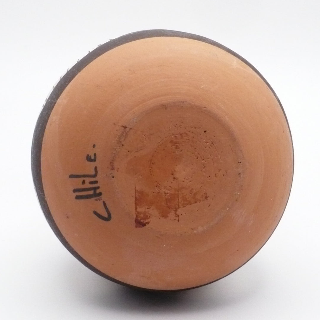 Pre-Columbian Diaguita-Style Pottery Vase Handcrafted Chilean Folk Art, 1950s.