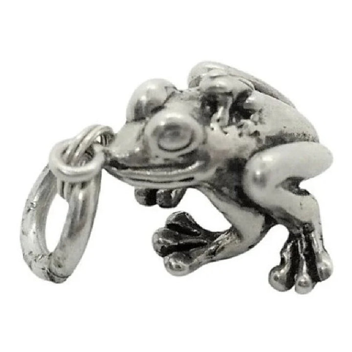 1970s Sterling Silver Marsupial Frog and Froglet Charm