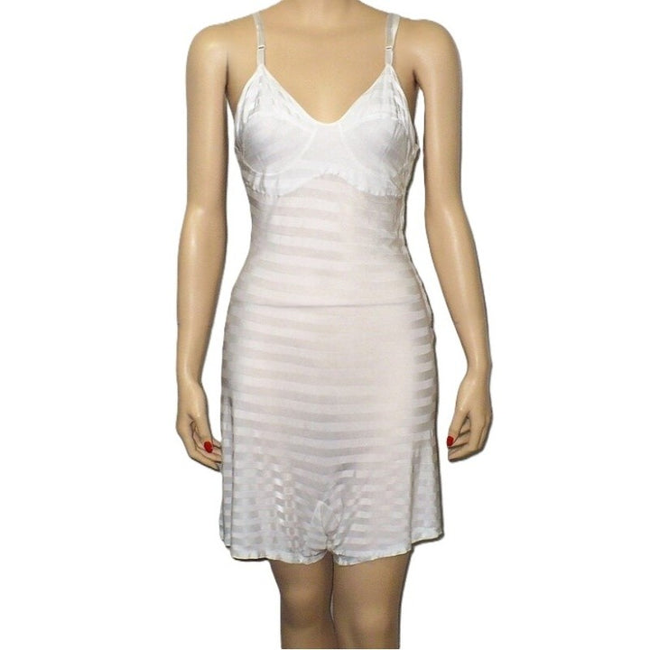 1929 Art Deco Step-in Chemise Small