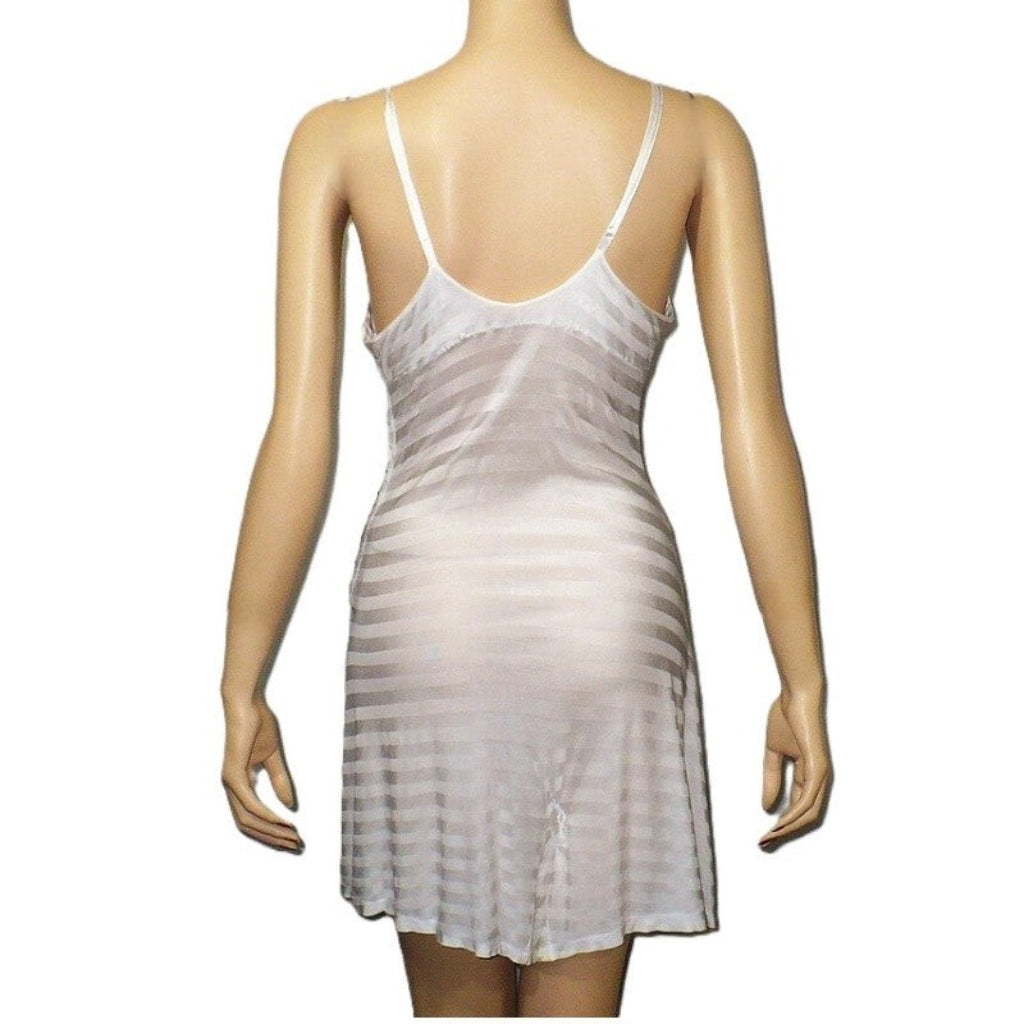 1929 1920s 30s Vintage Step-in White Rayon Teddy Lingerie Poor Things.