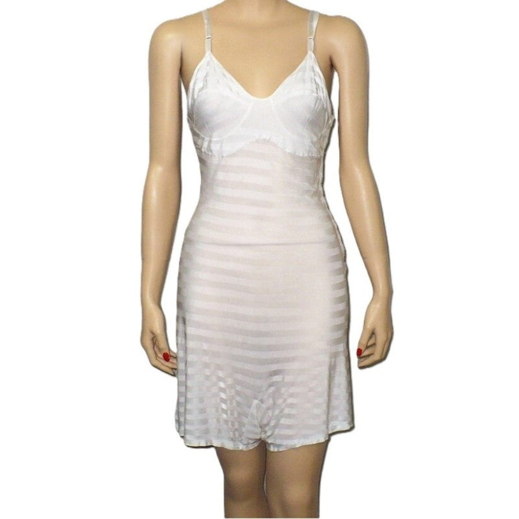 1929 1920s 30s Vintage Step-in White Rayon Teddy Lingerie Poor Things.