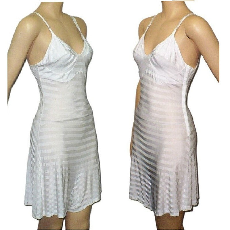 1929 Art Deco Step-in Chemise Small