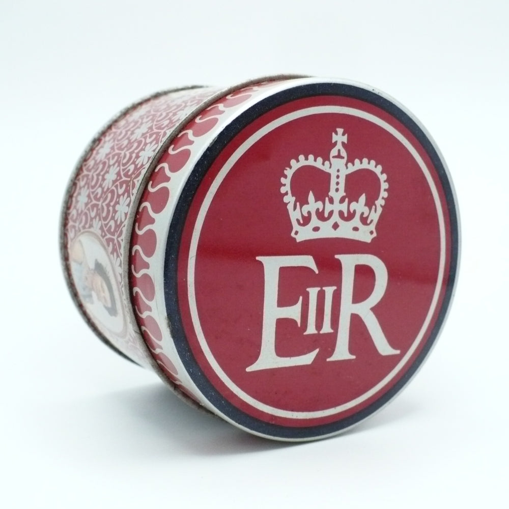 1977 Queen Elizabeth II Silver Jubilee Lithograph Match Tin, Vintage Souvenir.