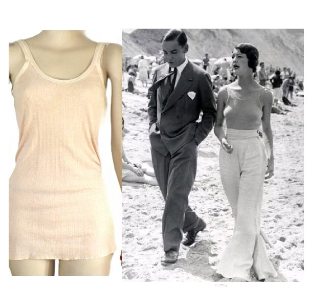 1940s Warm WW2 Tank Top Small