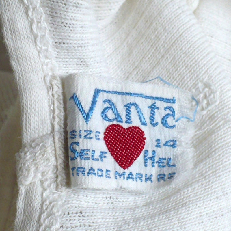 1930s vintage Great Depression Vanta Vestee label.