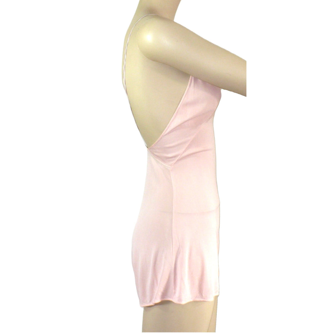 1930s vintage Powder Pink Step-in Chemise Combination Lingerie.