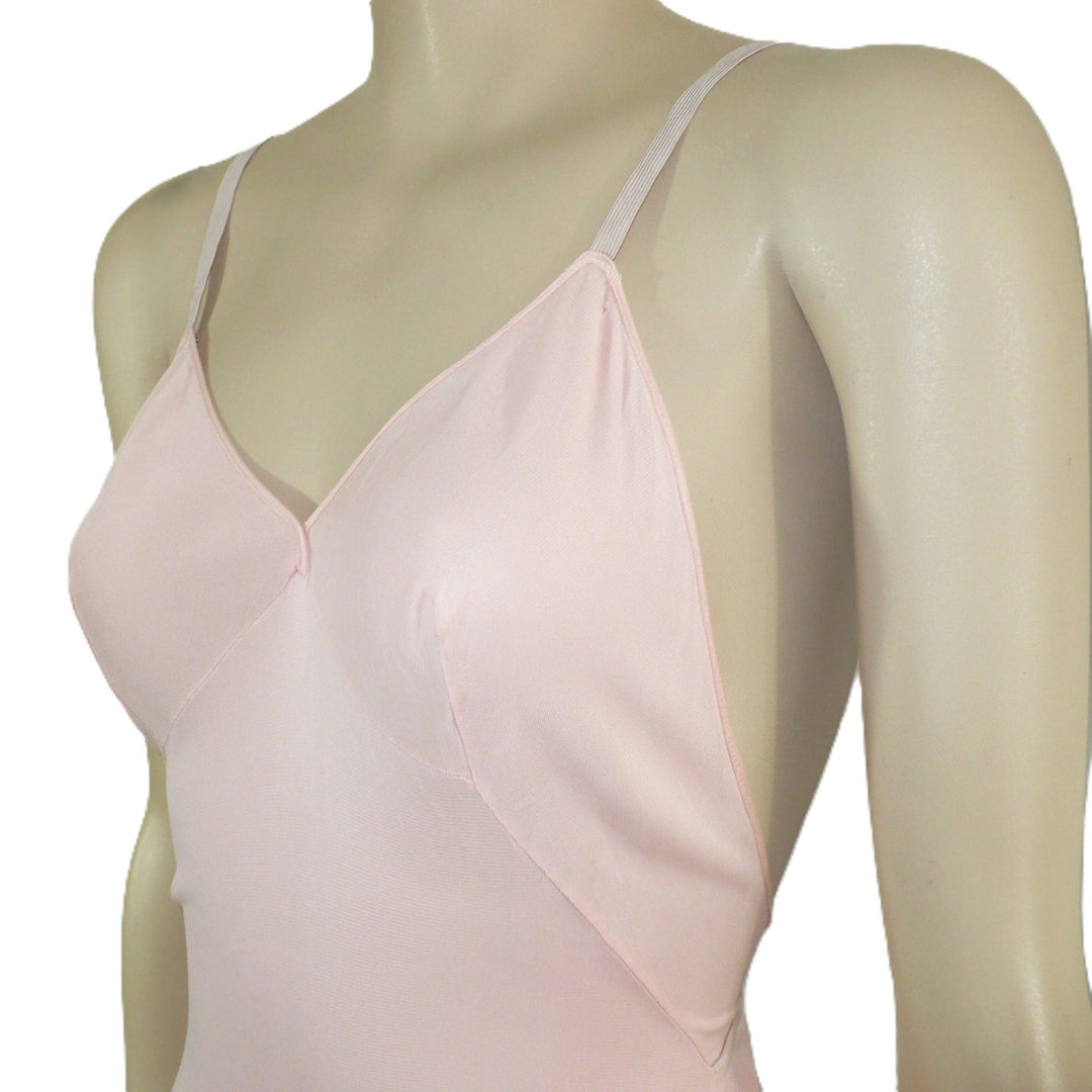 1930s vintage Powder Pink Step-in Chemise Combination Lingerie.
