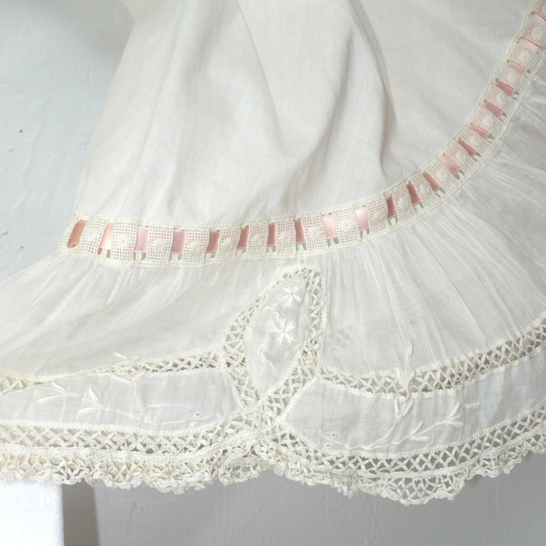 Edwardian Lace Combination Corset Cover & Drawers .