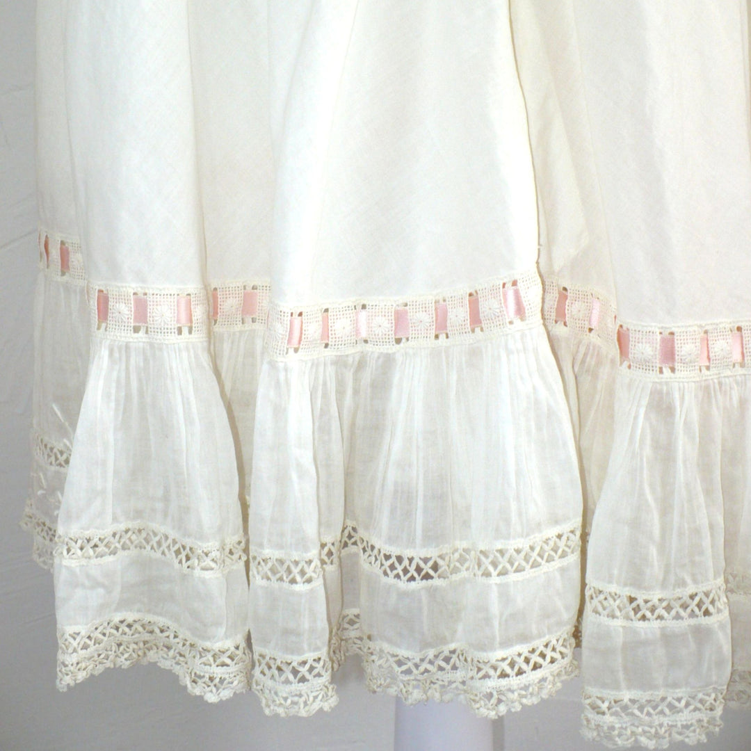 Edwardian Lace Combination Corset Cover & Drawers .