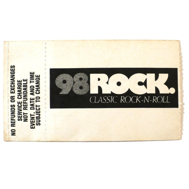 Cinderella Ticket 1989 White Lion Tangiers