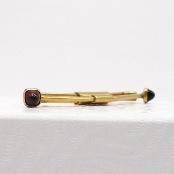 Vintage collar bar clasp  clip.