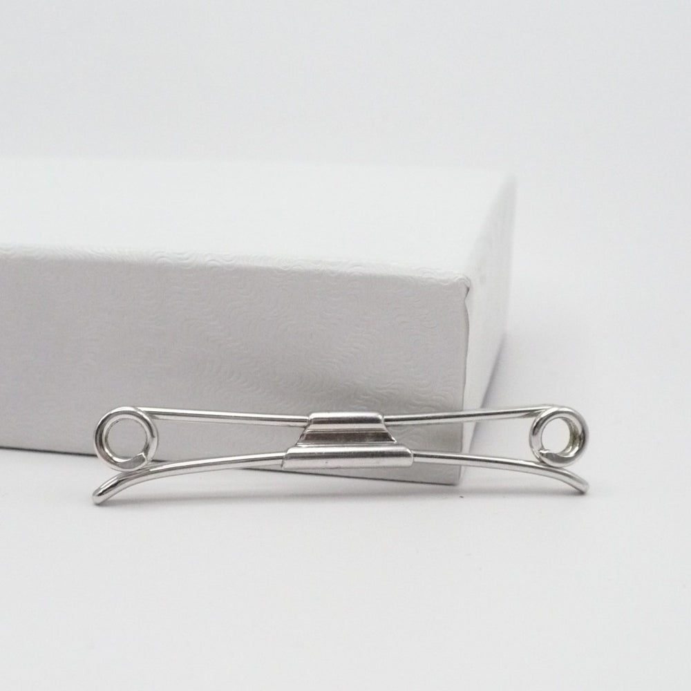 Gatsby 1920s Dapper Delight Collar Bar Clip by B&W Swank Men's Vintage Jewelry.