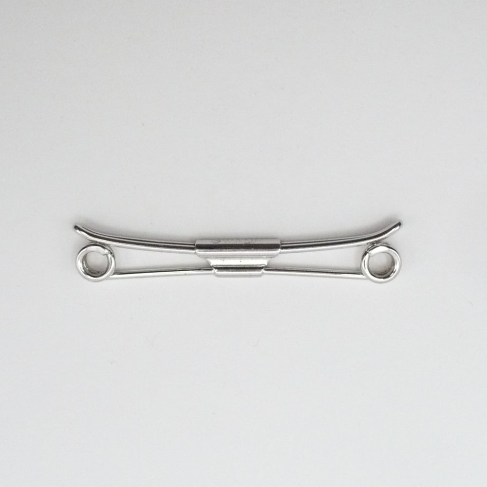 Gatsby 1920s Dapper Delight Collar Bar Clip by B&W Swank Men's Vintage Jewelry.