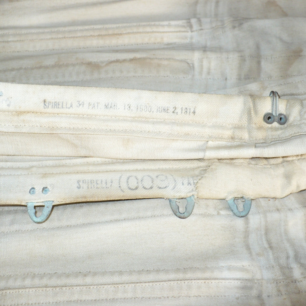 1914 Edwardian Corset, marks.
