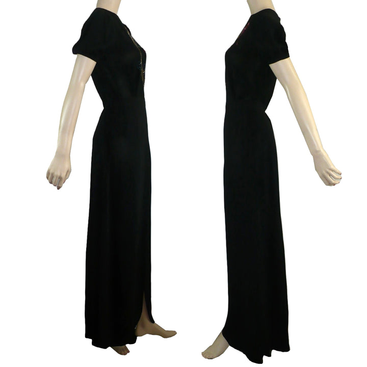 1940s Bird of Paradise Evening Ensemble.