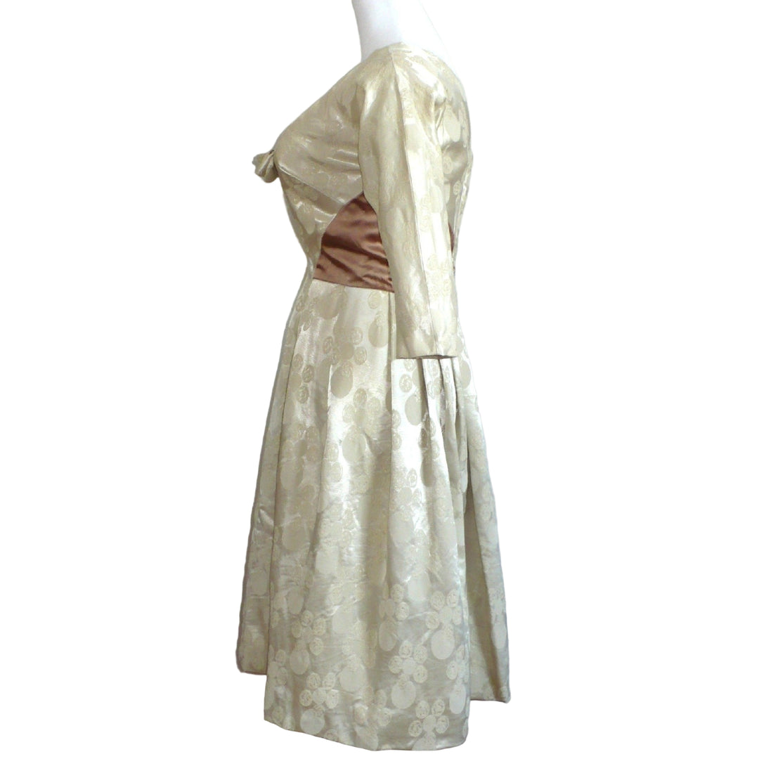 XS 1960 Vintage Winter Wedding or Champagne Party Dress.