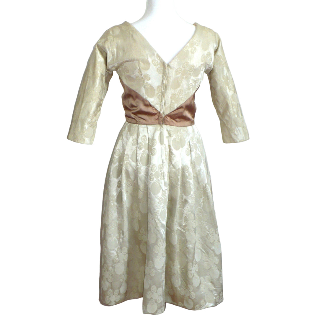 XS 1960 Vintage Winter Wedding or Champagne Party Dress.