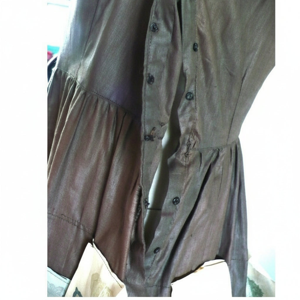 1920s Post WW1 German Hyperinflation Money Dress side fasten.