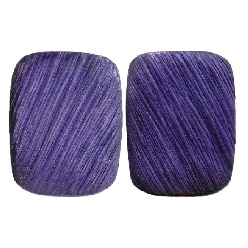 1980s Vintage Purple Brutalist Earrings, Industria Argentina.