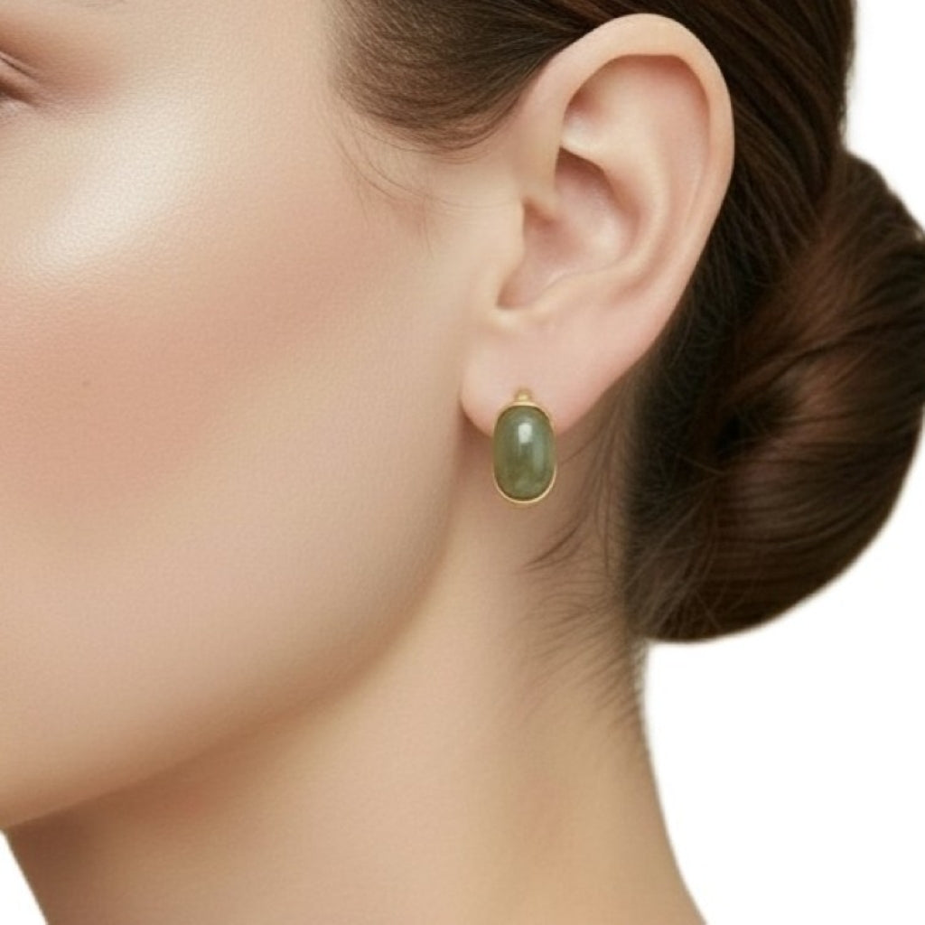 1970s Vintage Givenchy Hoop Clip-On Earrings
