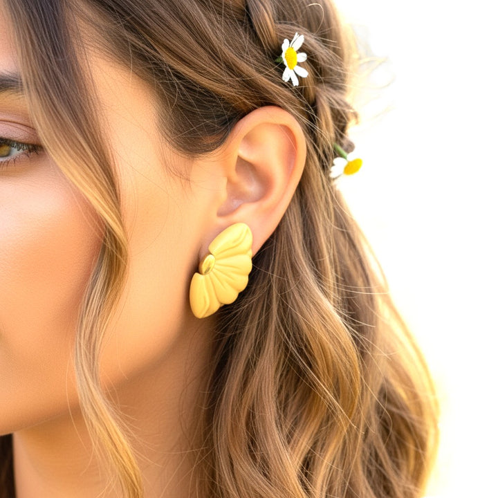 1976 Givenchy Petal Earrings