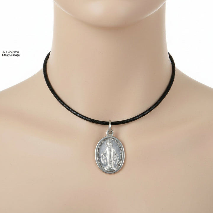 1940s Vintage Eloxal Aluminum Miraculous Medal