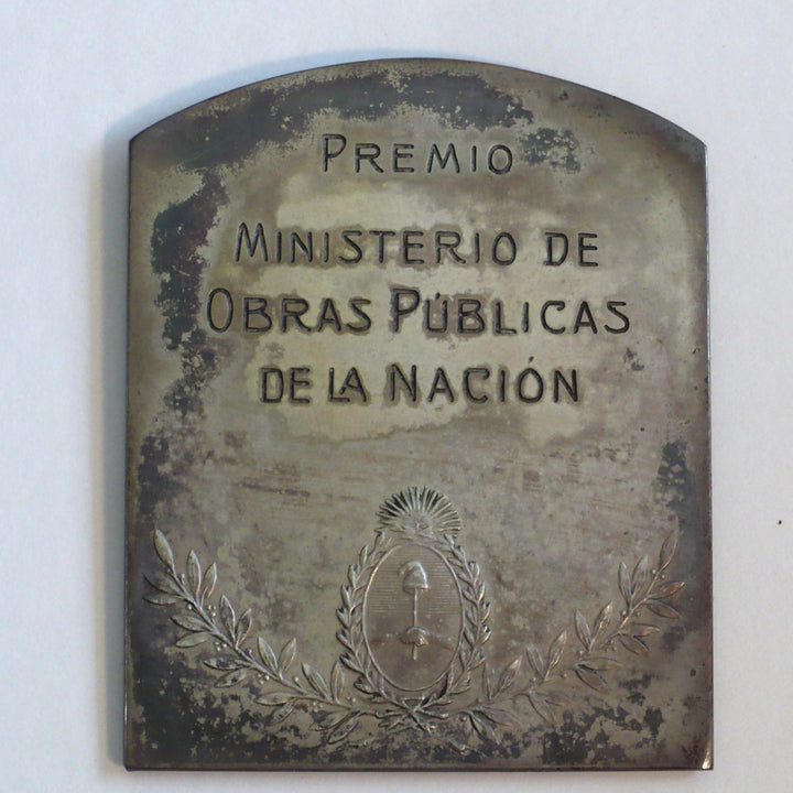 Argentina Silver Medal Ministry of Public Works Award.