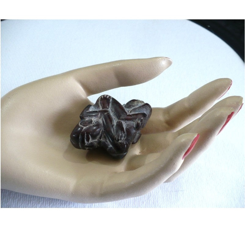 Erotic Inuit Folk Art Soapstone Carving Figurine.