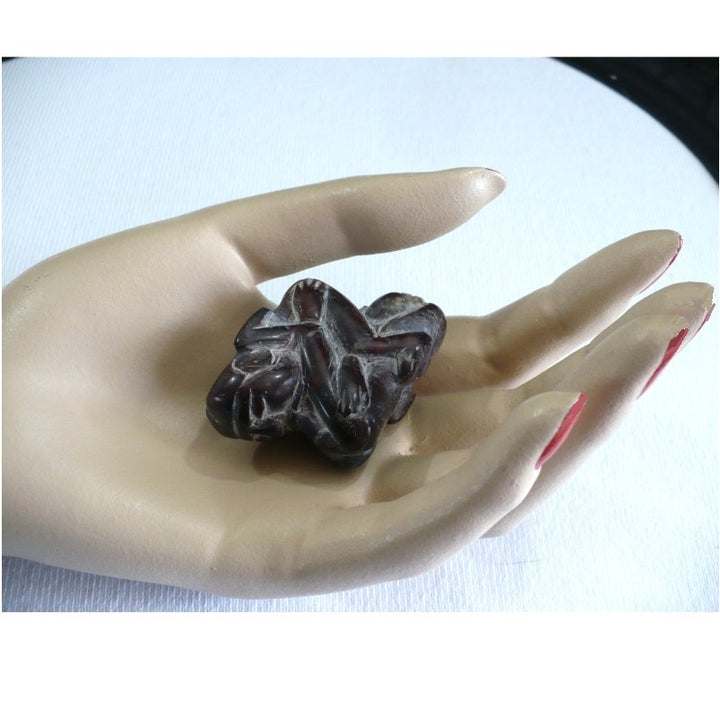 Erotic Inuit Folk Art Soapstone Carving Figurine.