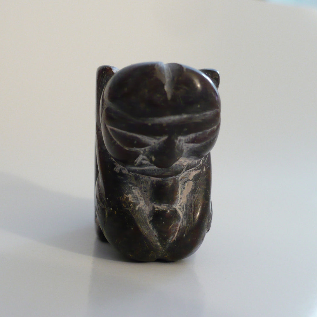 1970s Erotic Mexican Folk Art Carving, rotating view 2.