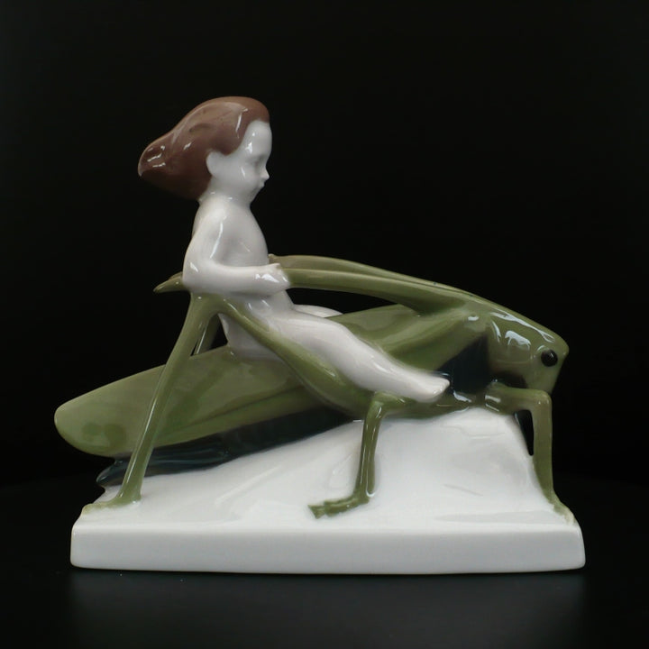 1924 Summer Ride by Albert Caasmann for Rosenthal Porcelain Figurine