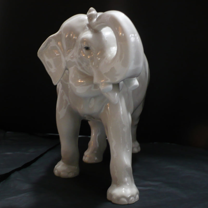 1930s Gebrüder Heubach Art Nouveau Jugendstil Elephant Vintage Porcelain Figurine.