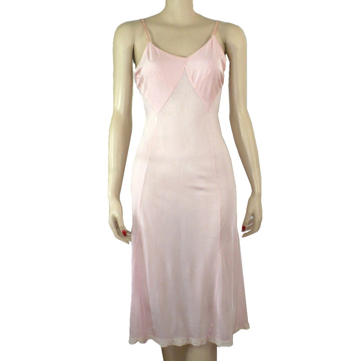 1930s Pink Clinger Slip X-Small
