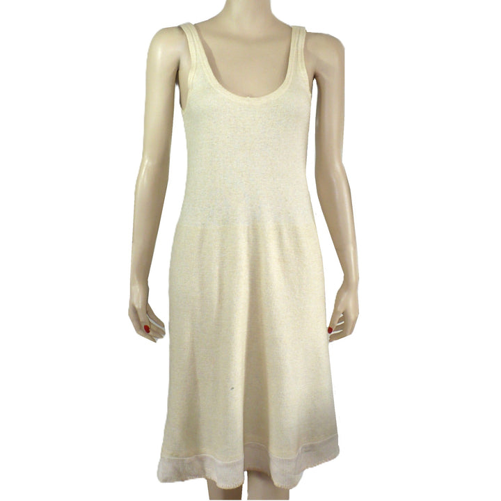 1940s Vintage Wartime Indera Figurefit Knit Wool Winter Full Slip.