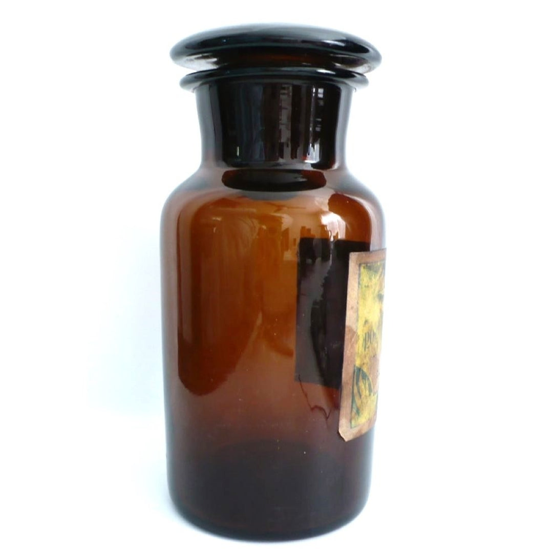 1930 Droguería Suizo Apothecary Jar - Argentina (6 5/8 Inches)