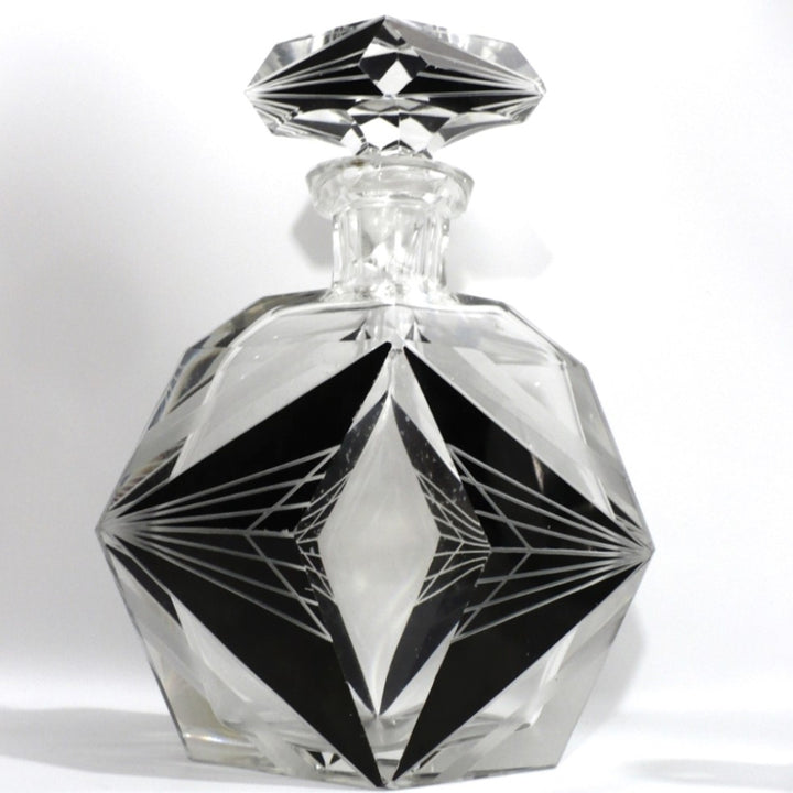 1930s Palda Crystal Liquor Decanter.