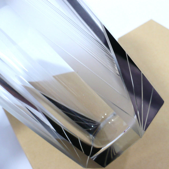 1930s Vintage Karel Karl Palda Art Deco Cocktail Shaker Czech Crystal Barware.
