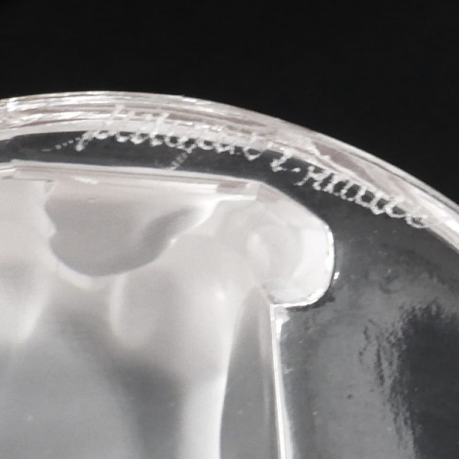 Lalique glass.