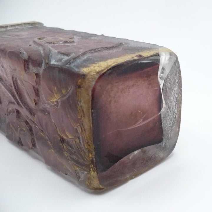 1896 Daum Frères Nancy "Violettes" Cabinet Vase.