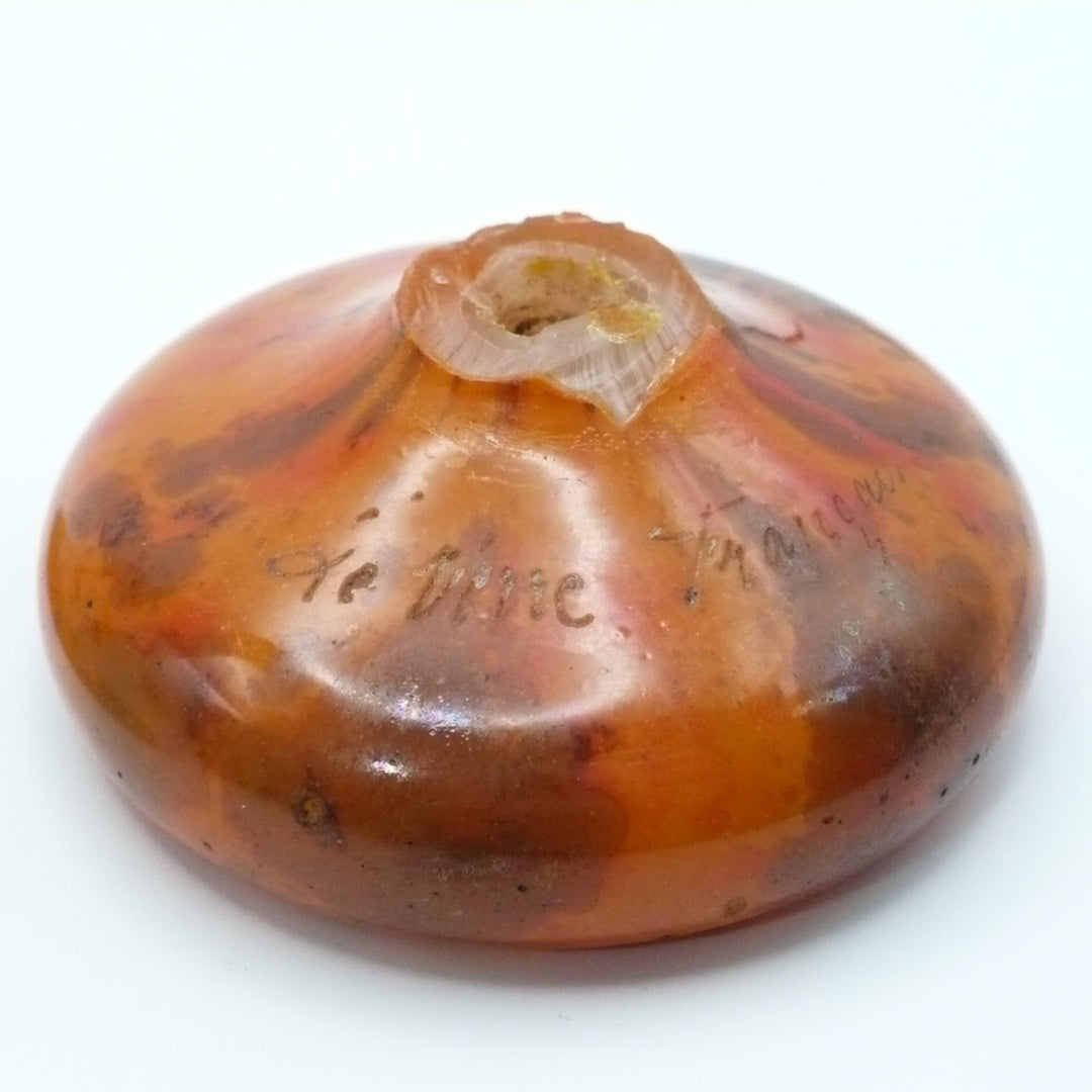 1927 Le Verre Francais Fougères Table Vase, As Is.