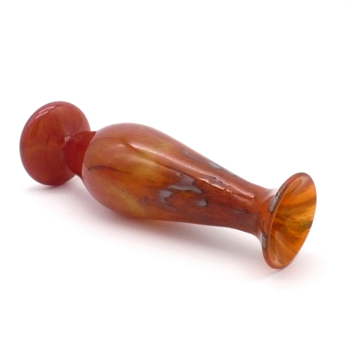 1928-1933 Schneider Signed Art Deco Amber French Art Glass Vase.