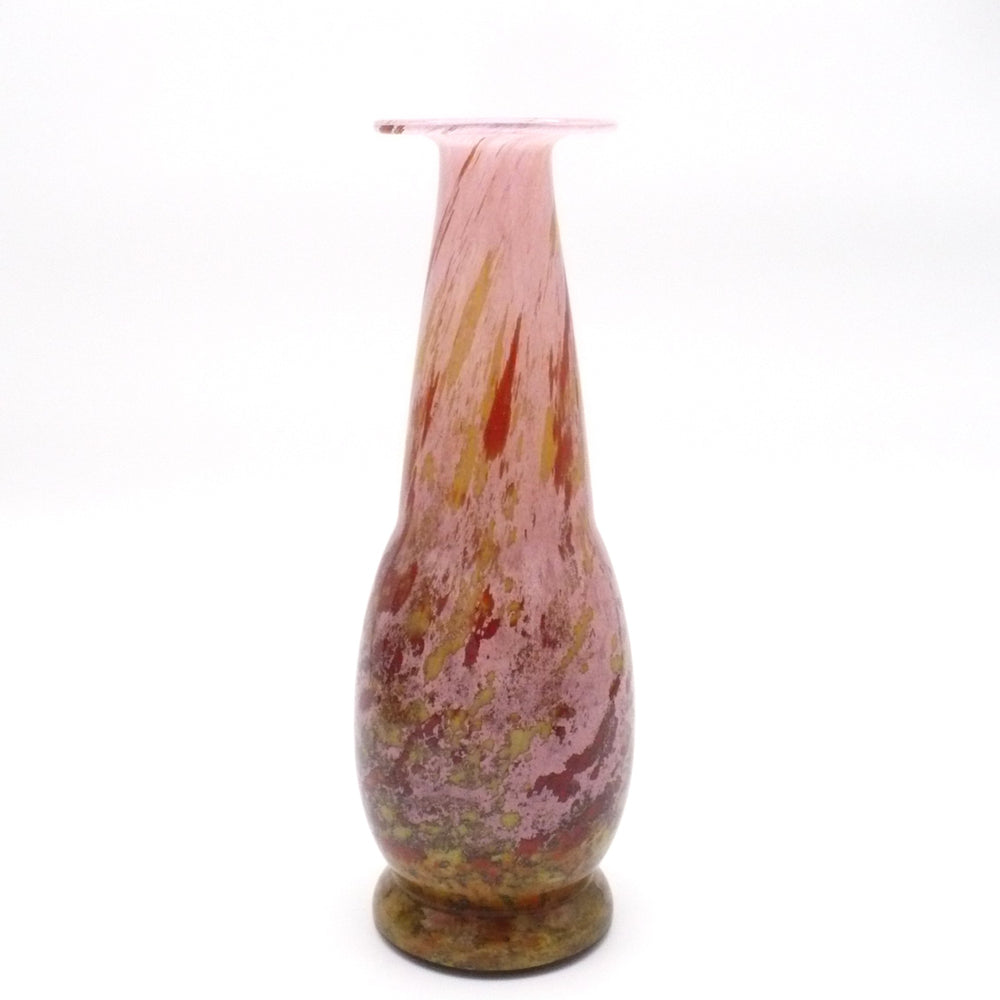 ca. 1920s Schneider Signed Art Deco Mabrines Mantel Vase 12".